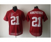 ncaa jerseys alabama crimson tide #21 kirkpatrick red[2016]