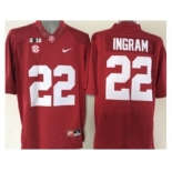 ncaa jerseys alabama crimson tide #22 ingram red[2016]