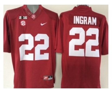 ncaa jerseys alabama crimson tide #22 ingram red[2016]