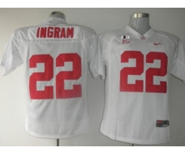 ncaa jerseys alabama crimson tide #22 ingram white[2016]