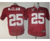 ncaa jerseys alabama crimson tide #25 mcclain red[2016]