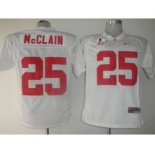 ncaa jerseys alabama crimson tide #25 mcclain white[2016]