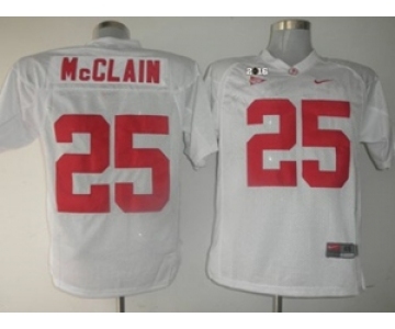 ncaa jerseys alabama crimson tide #25 mcclain white[2016]