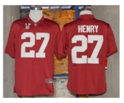 ncaa jerseys alabama crimson tide #27 derrick henry red