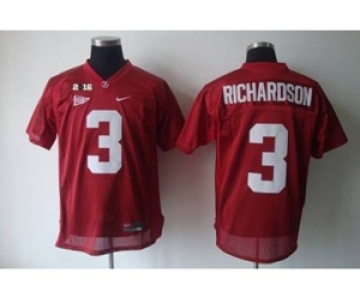 ncaa jerseys alabama crimson tide #3 richardson red[2016][richardson]