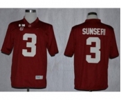 ncaa jerseys alabama crimson tide #3 sunseri red[2016][sunseri]