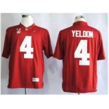 ncaa jerseys alabama crimson tide #4 yeldon red[2016]