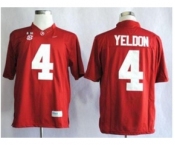 ncaa jerseys alabama crimson tide #4 yeldon red[2016]