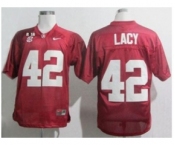 ncaa jerseys alabama crimson tide #42 lacy red[2016]