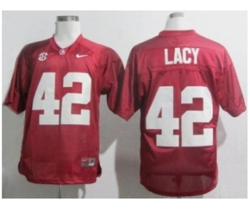 ncaa jerseys alabama crimson tide #42 lacy red