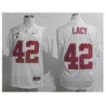 ncaa jerseys alabama crimson tide #42 lacy white[2016]