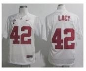 ncaa jerseys alabama crimson tide #42 lacy white[2016]