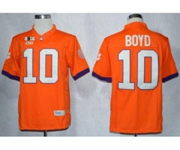 ncaa jerseys clemson tigers #10 tajh boyd orange[2016]