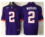 ncaa jerseys clemson tigers #2 sammy watkins purple[2016]