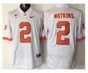 ncaa jerseys clemson tigers #2 sammy watkins white[2016]