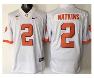 ncaa jerseys clemson tigers #2 sammy watkins white[2016]