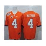 ncaa jerseys clemson tigers #4 watson orange[2016]