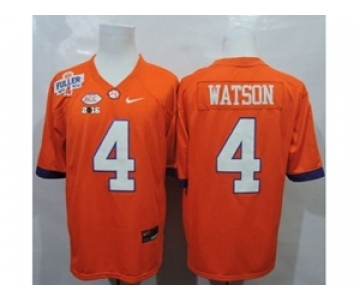 ncaa jerseys clemson tigers #4 watson orange[2016]