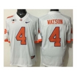 ncaa jerseys clemson tigers #4 watson white[2016]