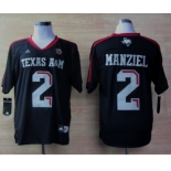 ncaa jerseys college texas #2 manziel black