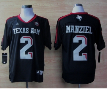 ncaa jerseys college texas #2 manziel black