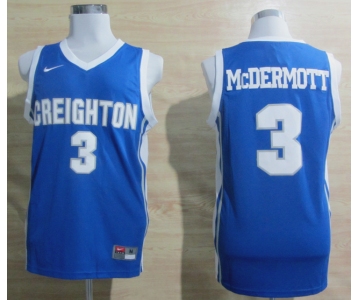 ncaa jerseys creighton bluejays #3 doug mcdermott blue