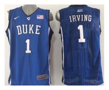 ncaa jerseys duke blue devils #1 irving blue[new style]