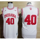 ncaa jerseys indiana hoosiers #40 cody zeller white[big]