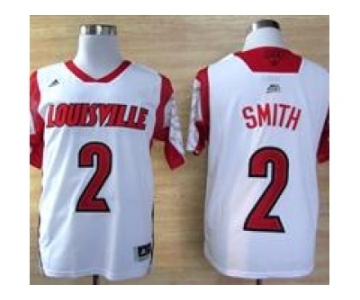 ncaa jerseys louisville cardinals #2 smith white[2013 march madness]