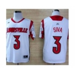 ncaa jerseys louisville cardinals #3 peyton siva White[2013 march madness]