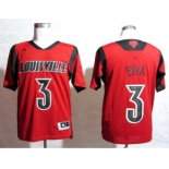 ncaa jerseys louisville cardinals #3 peyton siva red[2015 new]