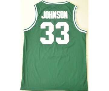 ncaa jerseys michigan state #33 magic johnson green