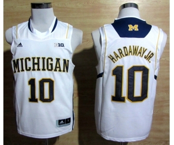 ncaa jerseys michigan wolverines #10 tim hardawayjr white[big]