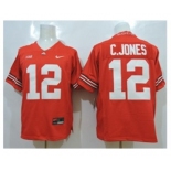 ncaa jerseys ohio state buckeyes #12 c.jones red[2015 new]