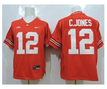 ncaa jerseys ohio state buckeyes #12 c.jones red[2015 new]