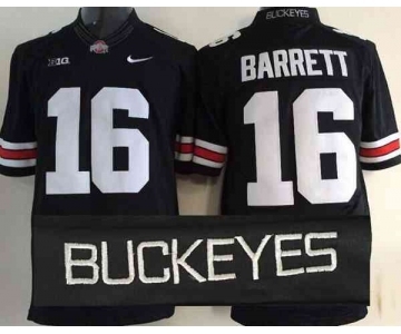 ncaa jerseys ohio state buckeyes #16 barrett black