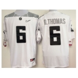 ncaa jerseys oregon ducks #6 d.thomas white