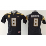 ncaa jerseys oregon ducks #8 marcus mariota black