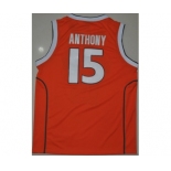 ncaa jerseys syracuse orange #15 carmelo anthnoy orange