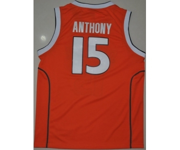 ncaa jerseys syracuse orange #15 carmelo anthnoy orange