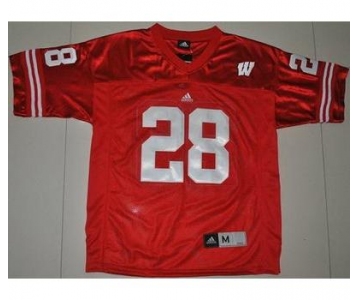 ncaa jerseys wisconsin badgers #28 montee ball red