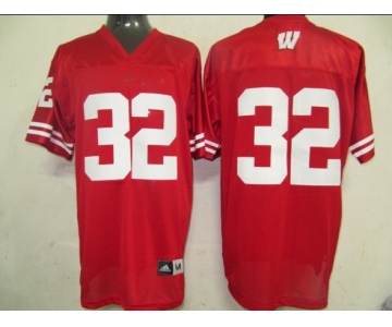 ncaa jerseys wisconsin badgers #32 red