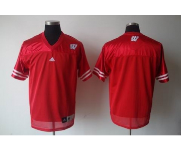 ncaa jerseys wisconsin badgers blank red