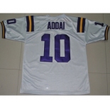 ncaa (lsu tigers) #10 addai black