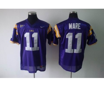 ncaa (lsu tigers) #11 ware purple