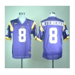 ncaa (lsu tigers) #8 mettenberger purple