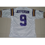 ncaa (lsu tigers) #9 jordan jefferson white