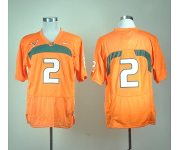 ncaa (miami hurricanes) #2 orange