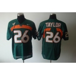 ncaa (miami hurricanes) #26 taylor green