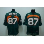 ncaa (miami hurricanes) #87 wayne green